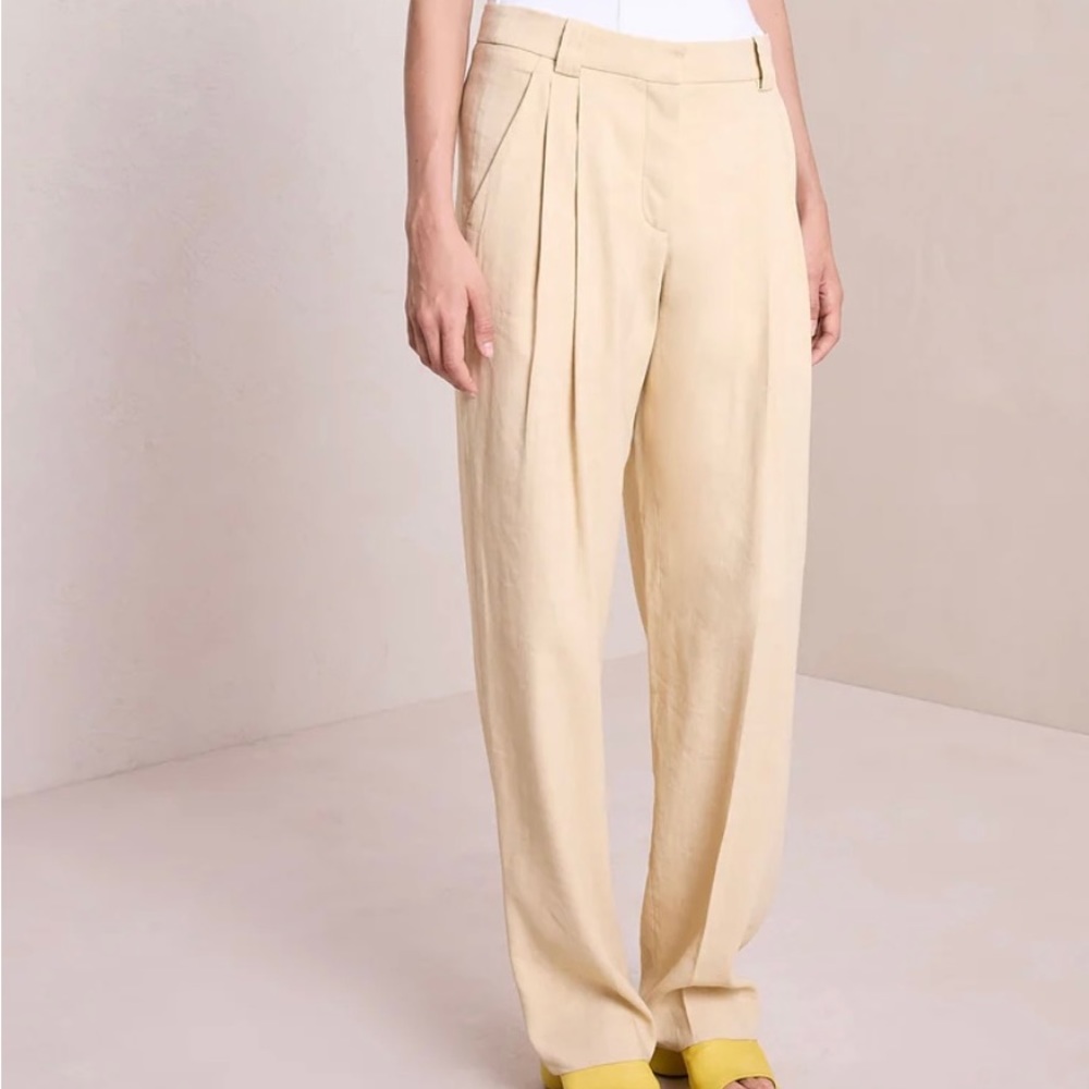 A.L.C Fynn Linen Pant in Twill Size 6